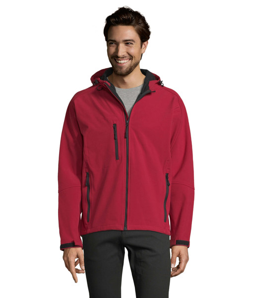 REPLAY UOMO SOFTSHELL Replay Men - Rosso PeperoncinoXXL