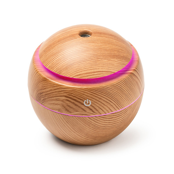 Humidificador difusor de aromas personalizado 130 ml con luz LED multicolor