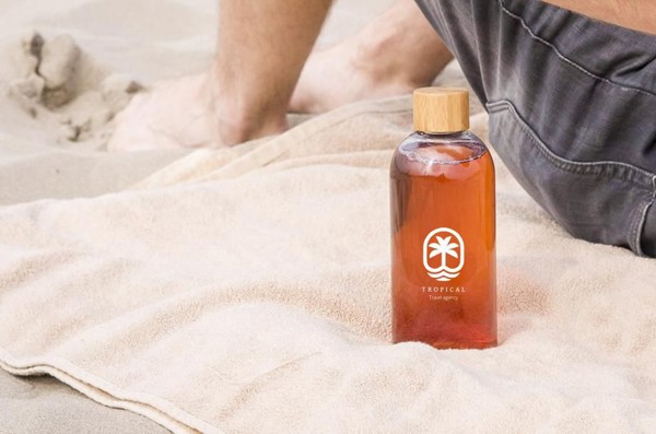 RPET Bottle 500 ml bouteille - Translucide