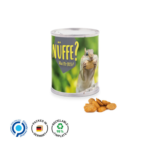 Snack Dose, Weiß / Nuss-Cocktail-Mix, 50 G