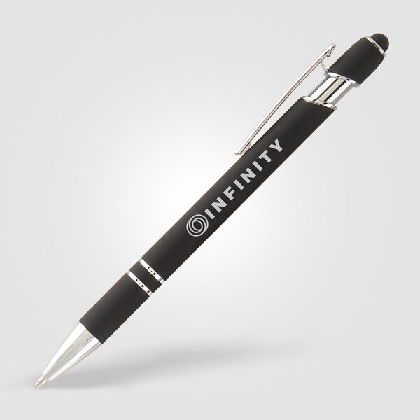 Prince Softy Pen w/Stylus - Black / 4 Color inkjet