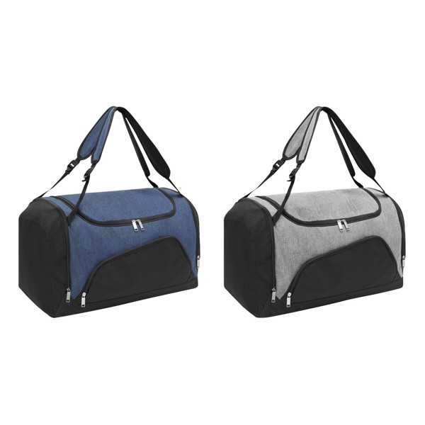 Sporttasche 2 In 1 - Grau / Schwarz