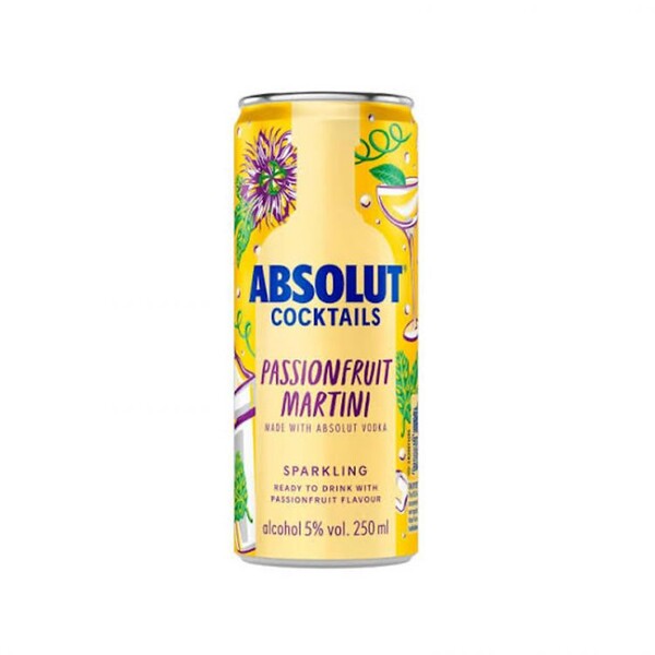 Absolut 5%  Passionfruit Martini
