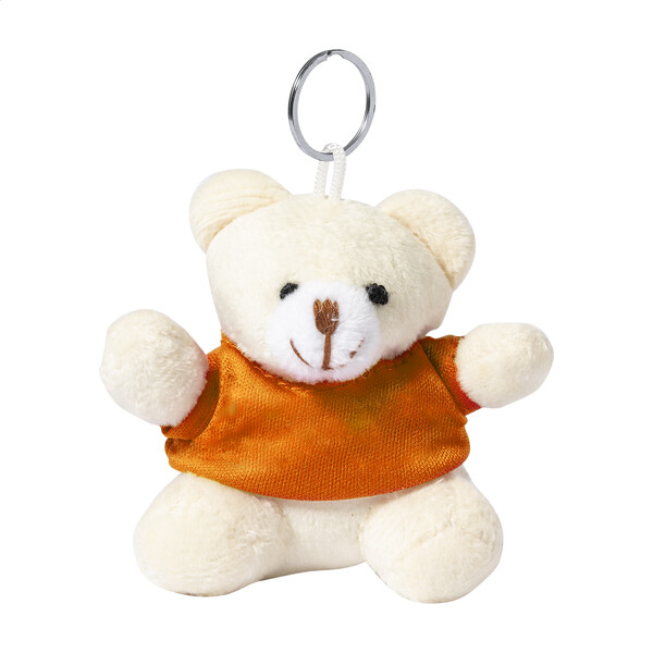 Plush Teddy Bear Keyring Keyted - Orange