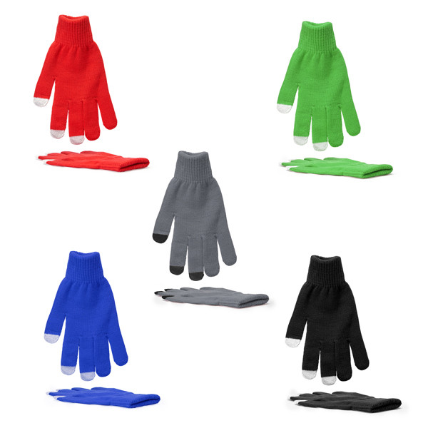 Guantes Táctiles Zeland  - NEGRO