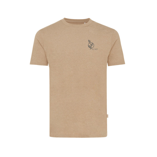 T-shirt en coton recyclé non teinté Iqoniq Manuel - Heather Brown / XXL