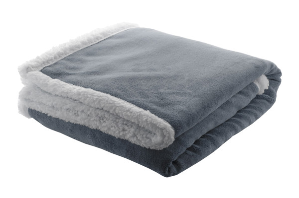 Coral Fleece Blanket Sammia - Dark Grey