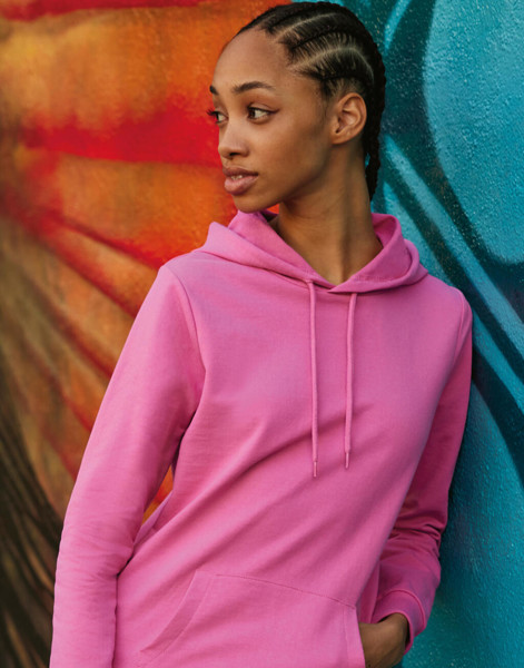 #Hoodie / Women French Terry - White / XL