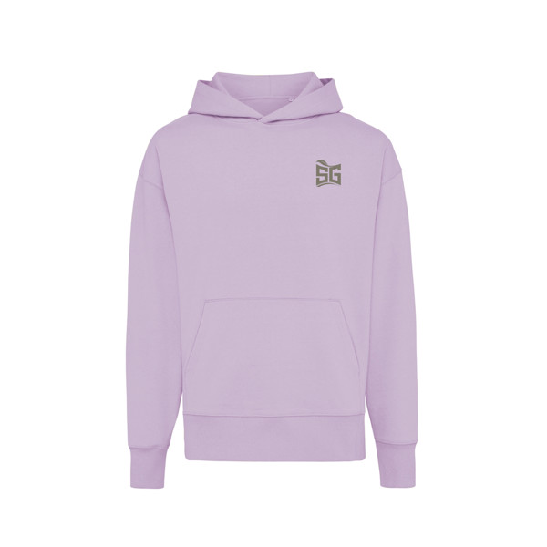 Sweat à capuche en coton recyclé Iqoniq Yoho - Lavender / XS