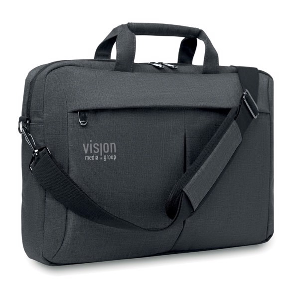 Stockholm torba za prenosni računalnik, 15 inch, 360D poliester - Siva