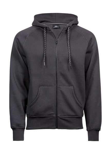 Hooded Zip Sweat - Dark Grey / L