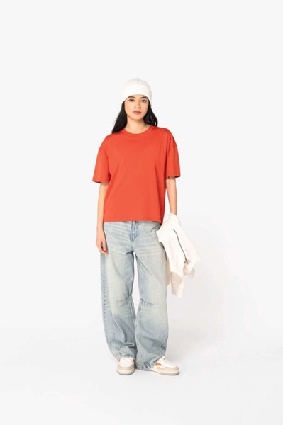 Ladies’ Eco-Friendly Oversized T-Shirt - Paprika / S/M