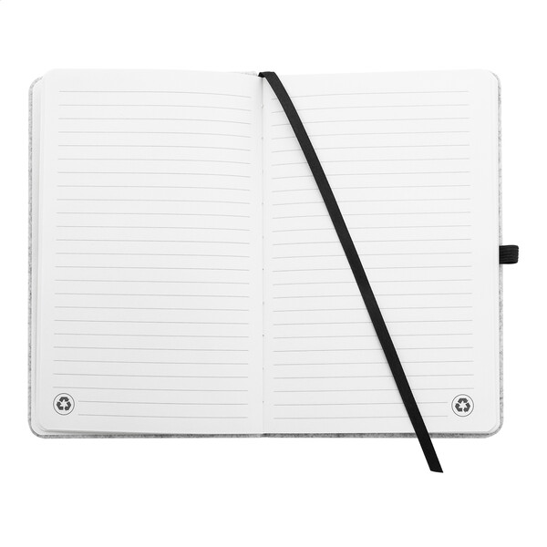Rpet Felt Notebook Refelt Note A5 - Grey