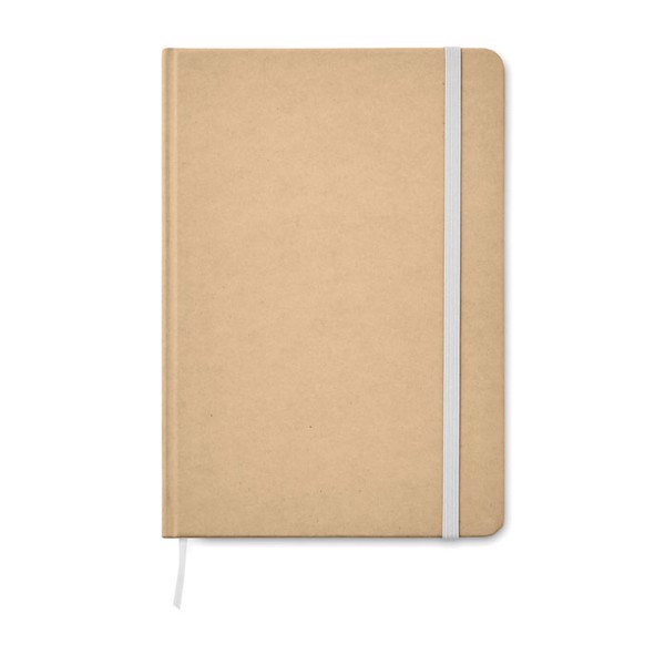 A5 Notebook recycled carton Everwrite - White