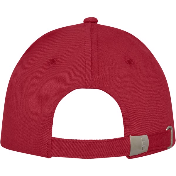 Boné de 5 painéis de 260 g/m² Doyle - Vermelho