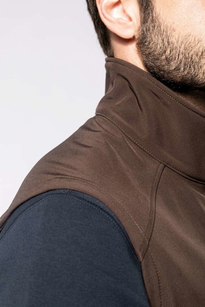 Men's Softshell Bodywarmer - White / 2XL