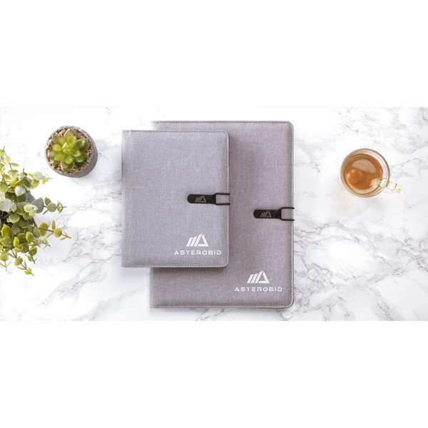 Quest Portfolio RCS RPET A5 document folder - Grey