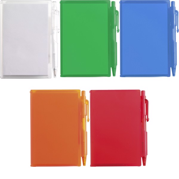 ABS notebook with pen - Red