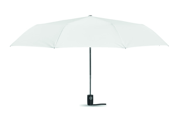 Luxe 21inch windproof umbrella Gentlemen - White