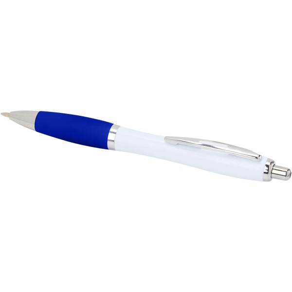 Stylo bille Nash en plastique recyclé (encre noire) - Bleu royal
