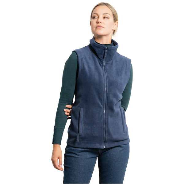 Gilet en polaire unisexe Bellagio - Blanc / 2XL