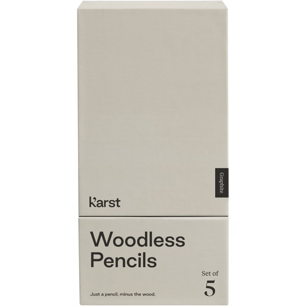 Karst® 5er-Pack 2B holzlose Graphitstifte