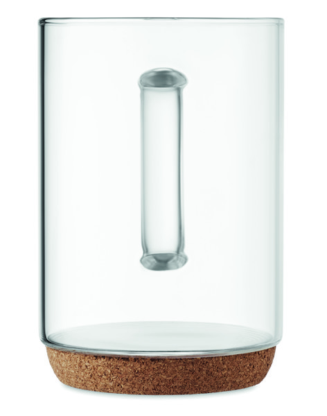 Tasse en verre base en liège Lisbo
