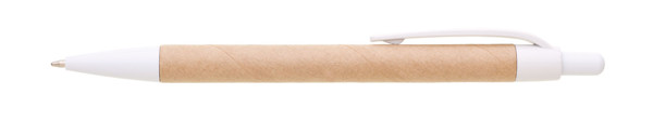 Viron Metalic Paper Ballpoint Pen - White