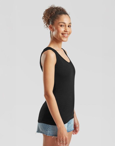 Ladies Valueweight Vest - White / L