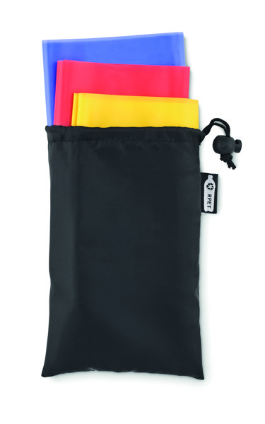 Komplet fitnes trakov Top Fit, TPE, torbica RPET