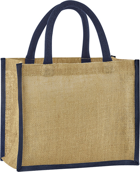 Jute Shopper Midi Westford Mill | W 473 - Natural / Navy / onesize