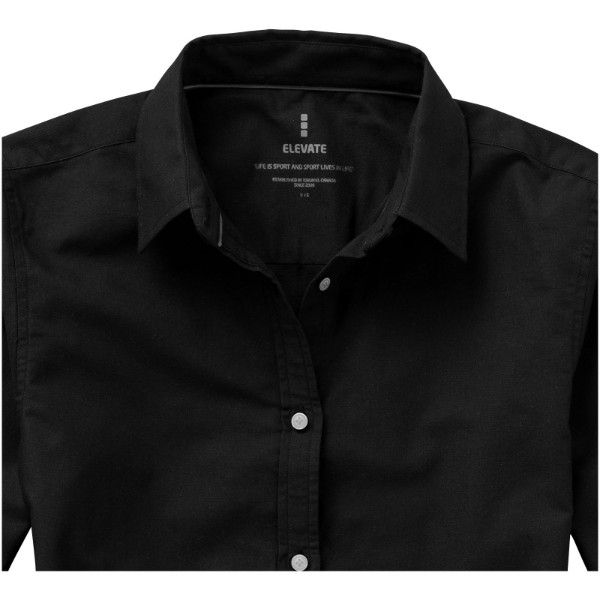 Chemise oxford manches longues femme Vaillant - Noir / 2XL