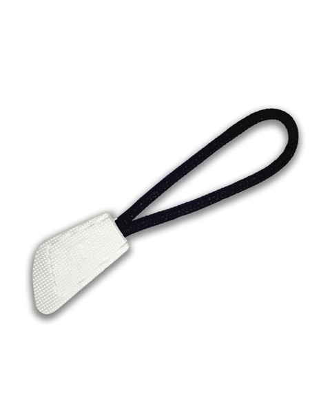 Zip Pull - White