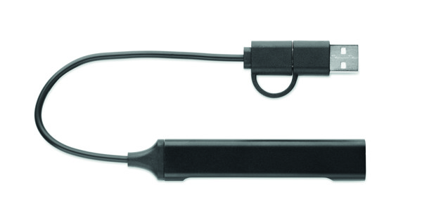 USB 4 port hub 19 cm Current