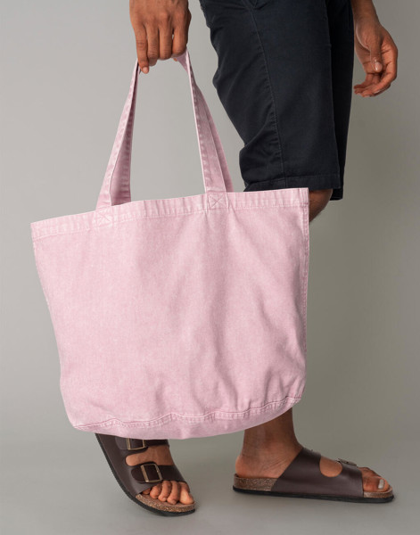 Garment Dyed Shopper - Vintage Light Blue / ONE SIZE