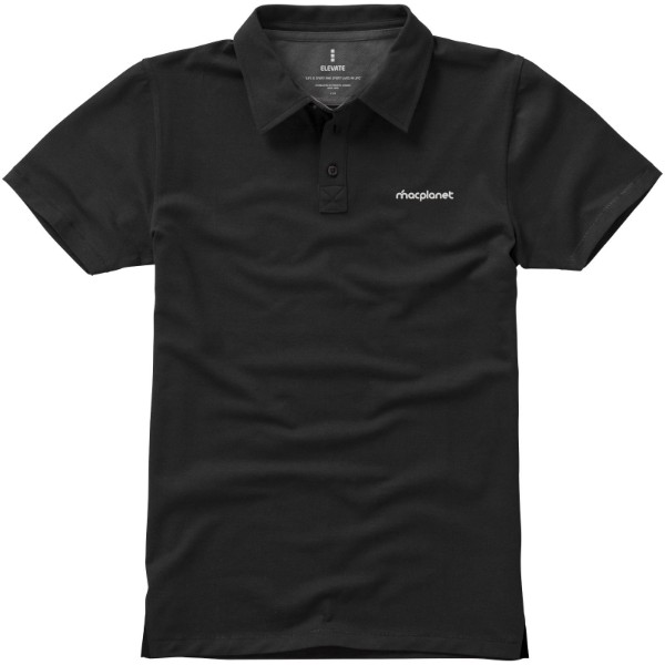 Polo stretch manches courtes homme Markham - Noir / XS