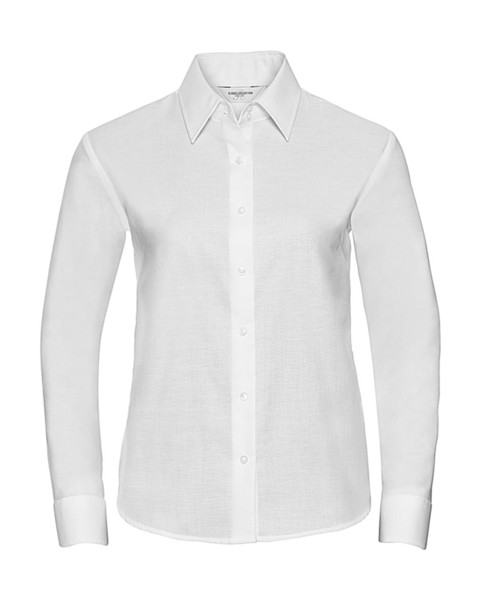 Ladies' Classic Oxford ShirtLS - White / XS (34)