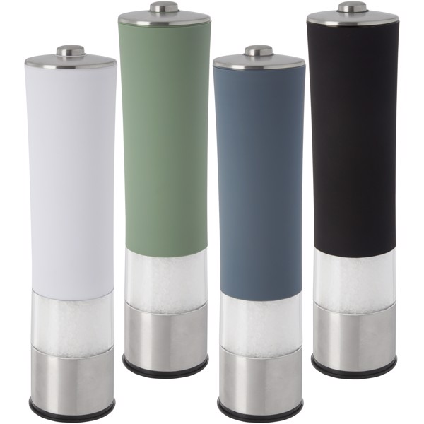 Kirkenes electric salt or pepper mill - White