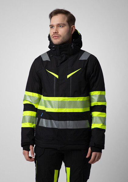 6446 PADDED JACKET  Yellow/black M