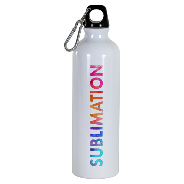 Sublimating Aluminum Bottle With Carabiner. 750Ml