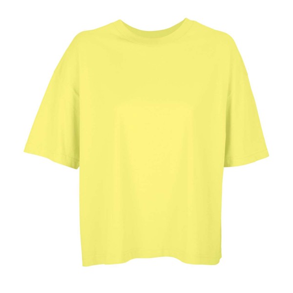 Sol's Boxy Women's Oversized T-Shirt - Light Yellow / S