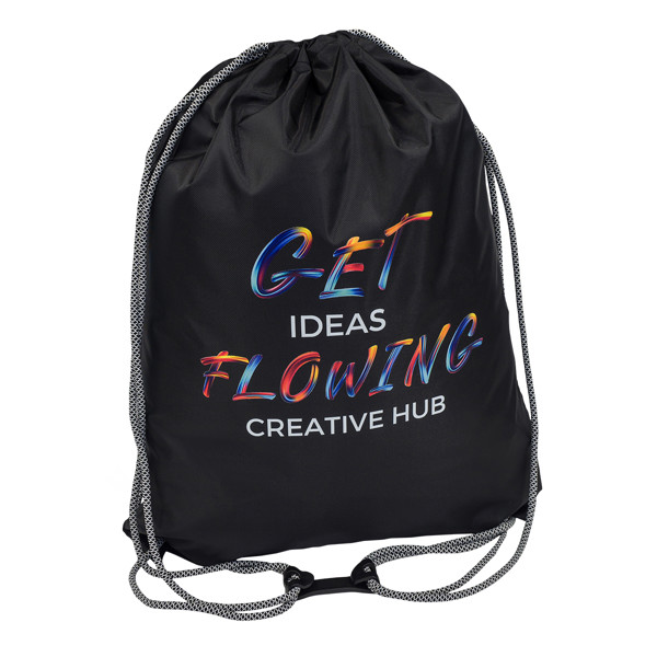 Arena drawstring backpack - Black