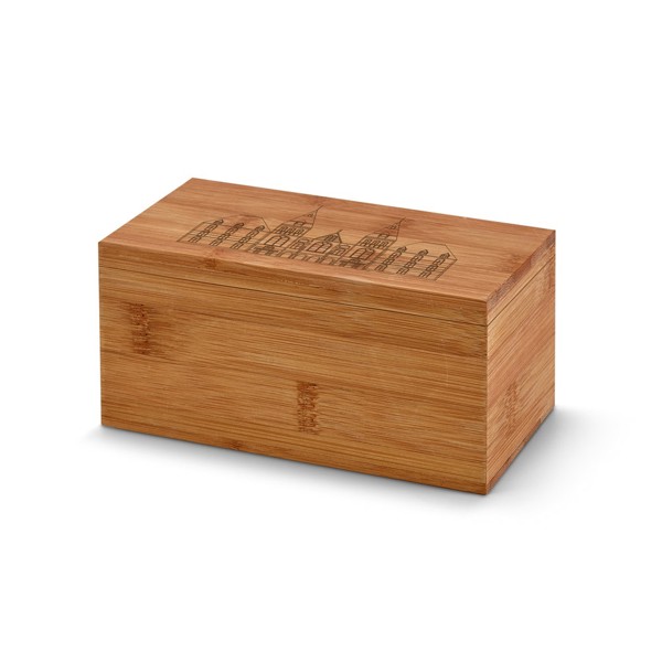 PS - BURDOCK. Bamboo tea box
