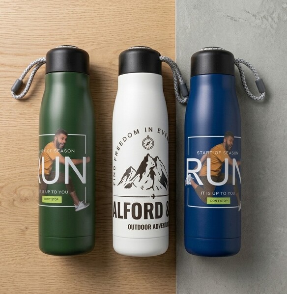 500 ml Calgaro vacuum bottle - White