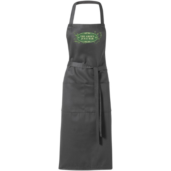 Viera 240 g/m² apron - Dark Grey