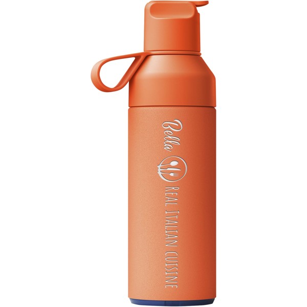 Garrafa de água de 500 ml com isolamento de vácuo "Ocean Bottle GO" - Sun Orange
