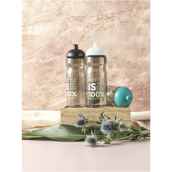 H2O Active® Eco Base 650 ml Sportflasche mit Stülpdeckel - elfenbeinweiß / schwarz