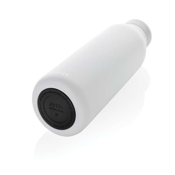 Avira Avior vakuumska steklenica 500 ml, reciklirano jeklo - Bela