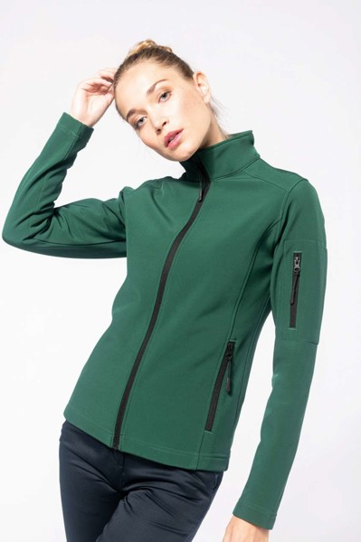 Ladies' Softshell Jacket - White / M