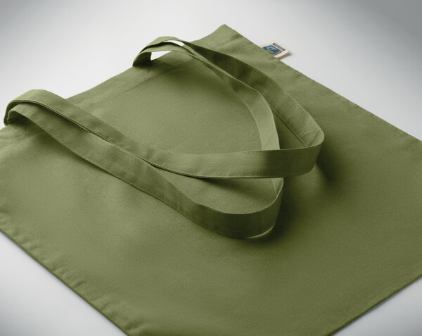 Shopper Fairtrade 180gr Osole+ Colour - Verde Scuro